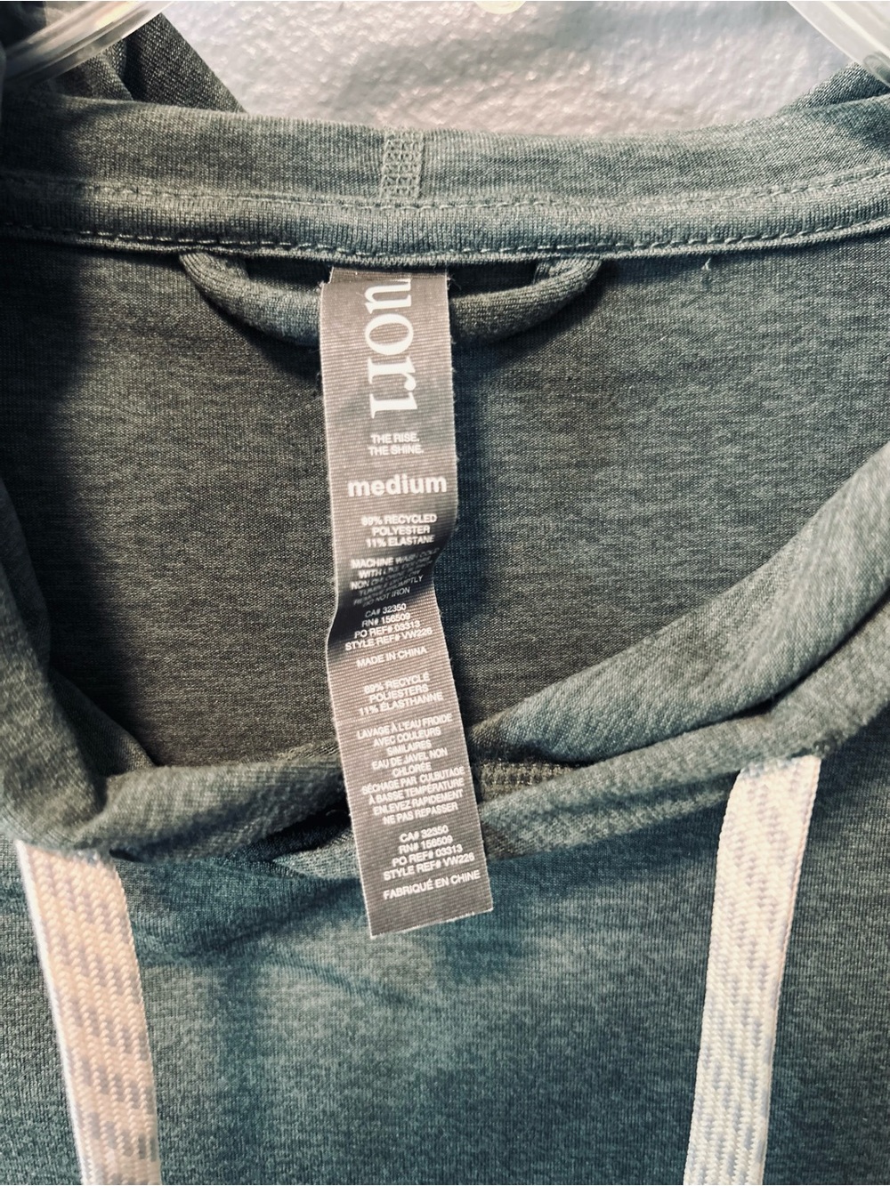 Women’s Vuori Halo Performance Lightweight Hoodie (M) Green - Picture 3 of 5